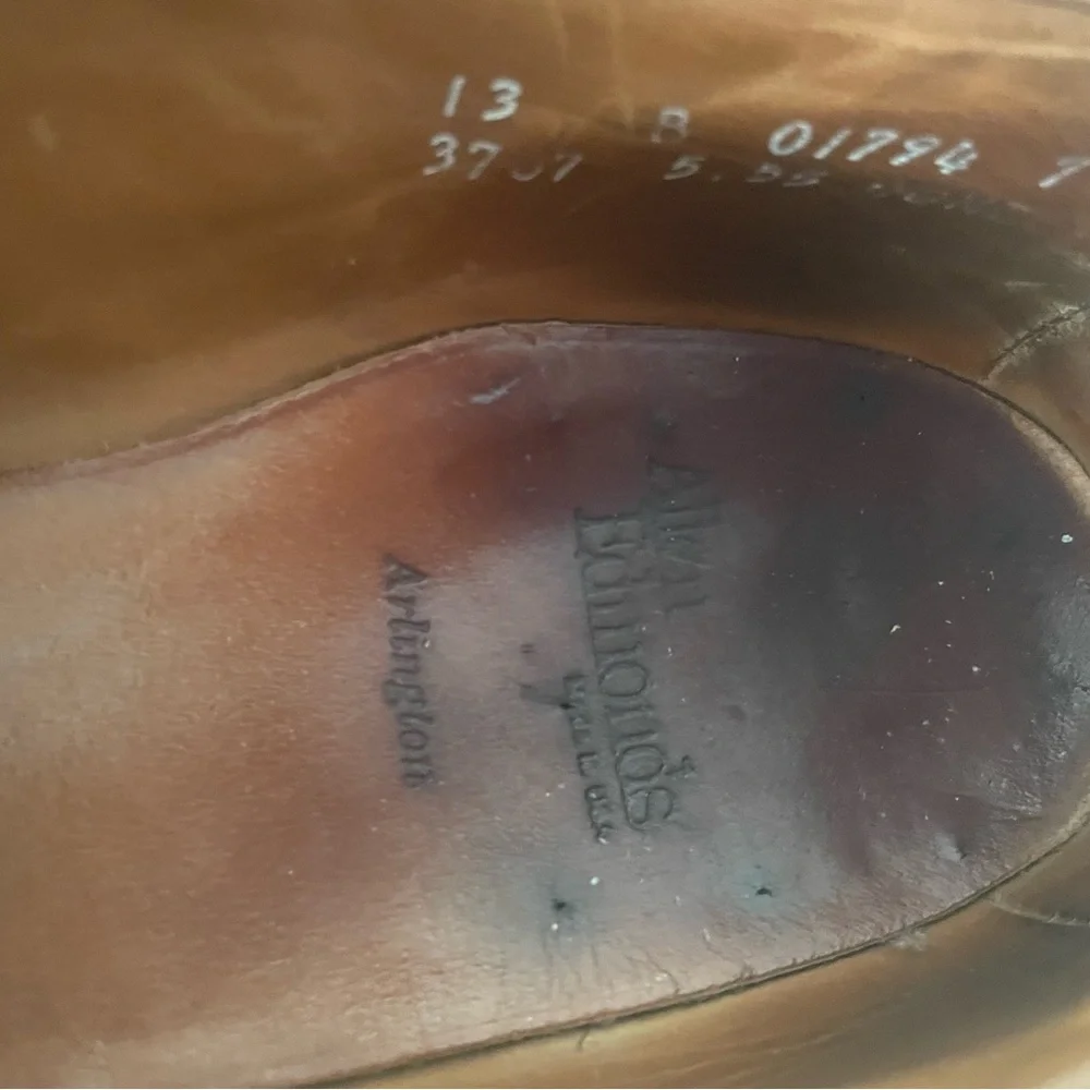 Allen Edmonds Made in USA Arlington Tasseled Kiltie Loafer in Black Size‎ 13 B